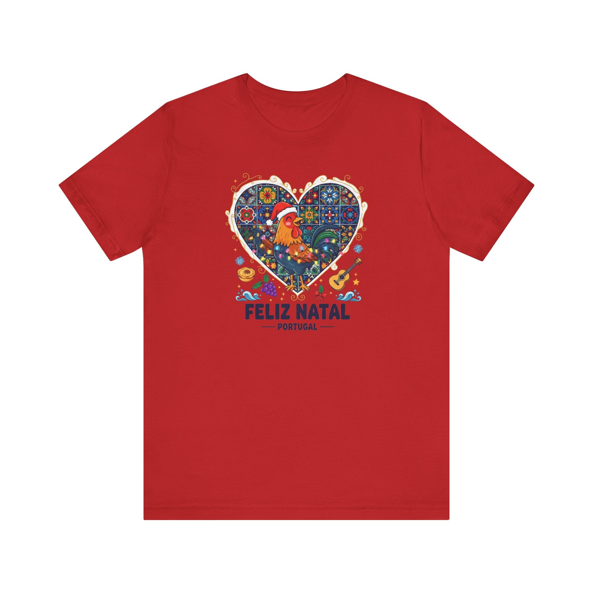 Feliz Natal Portugal Heart Graphic Tee