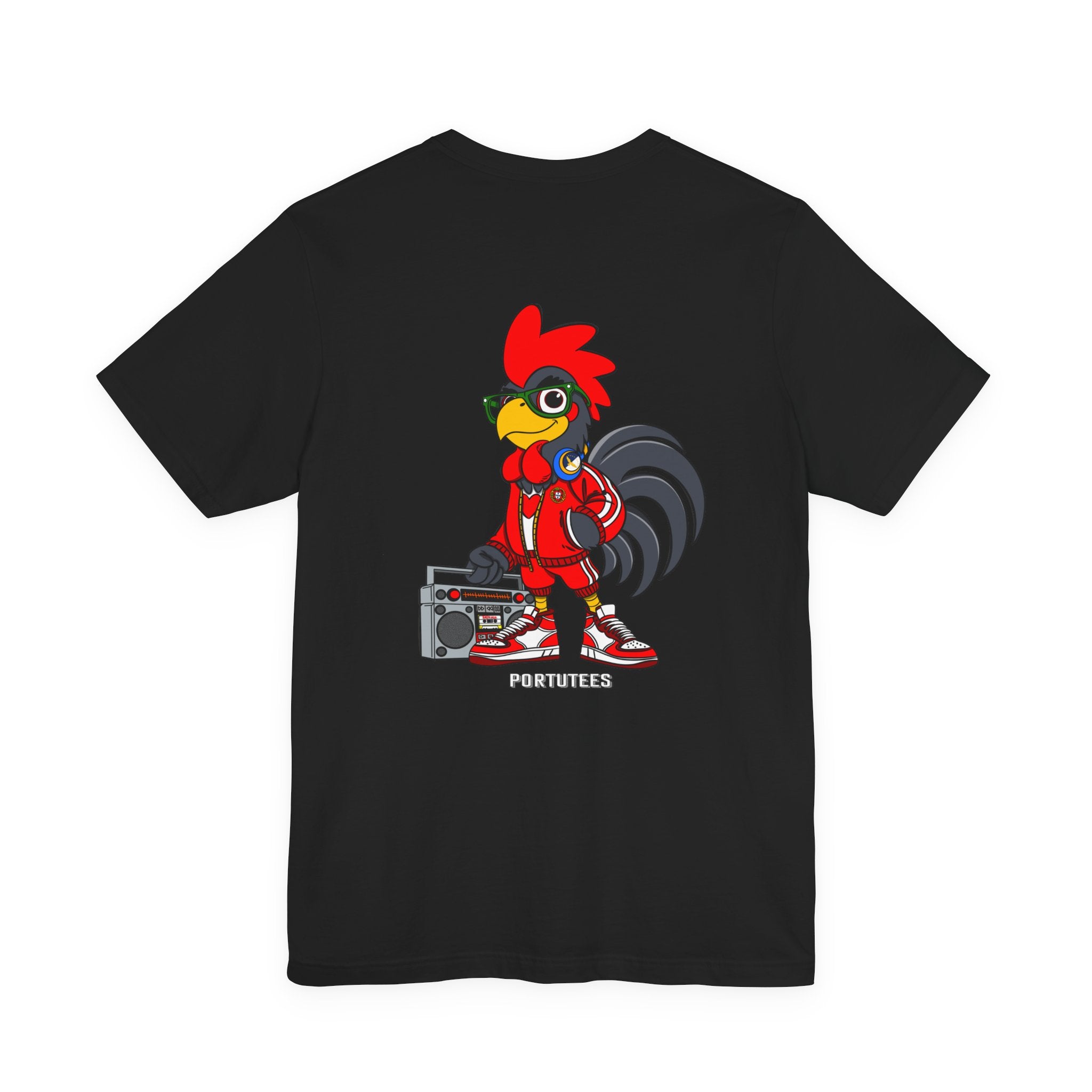 Hip-Hop Rooster Graphic Tee for Casual Style, Streetwear, Gift for Music Lovers, Summer Outfits, Unique Animal Shirt