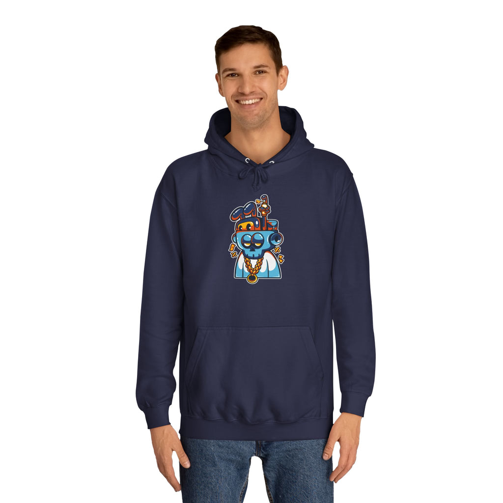 Playful Unisex College Hoodie, Fun Animal Design, Perfect for Students, Gift for New Grads, Cozy Casual Wear, College Spirit