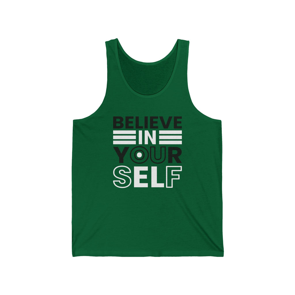 Inspirational Unisex Jersey Tank Top - Motivational Apparel, Workout Shirt, Gym Tank, Self-Love Gift, Fitness Clothing