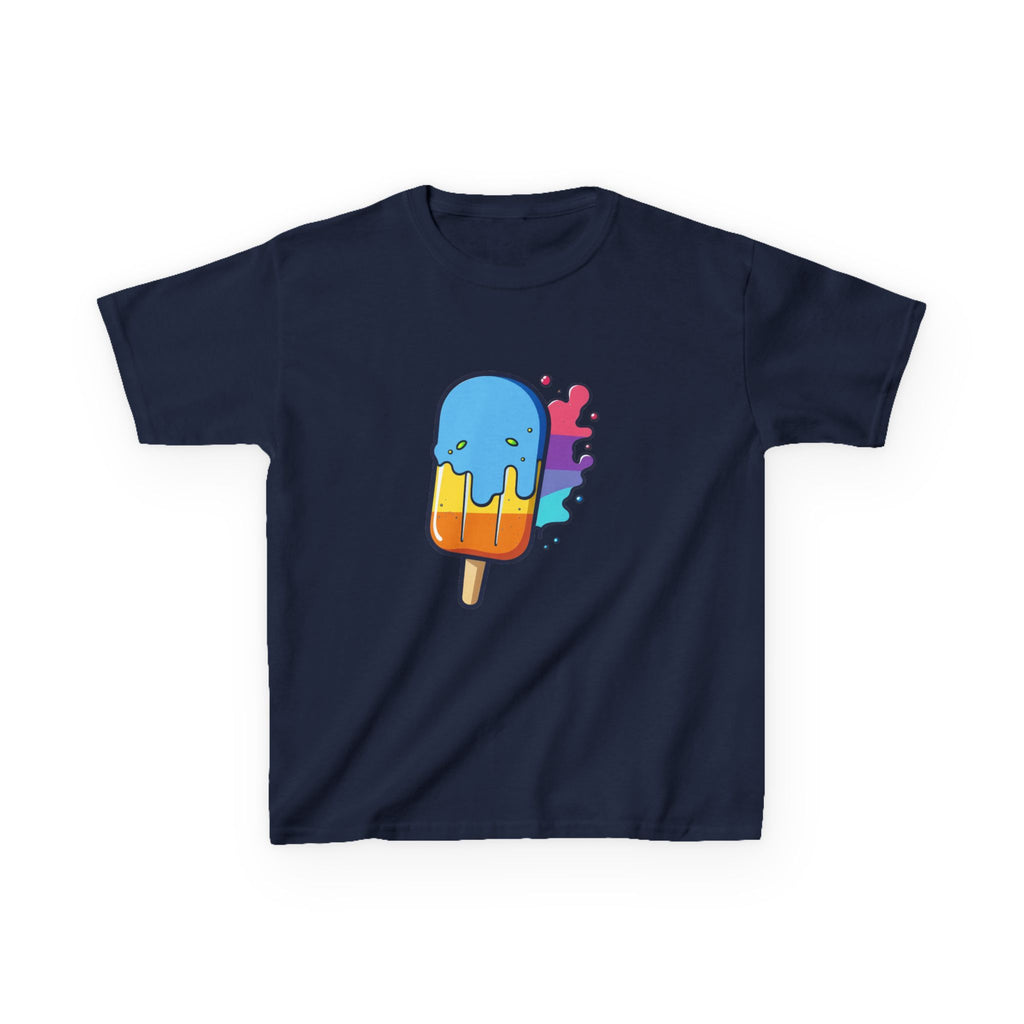Colorful Ice Cream Tee for Kids, Fun Summer Gift, Ice Cream Party Shirt, Kids Cotton T-shirt, Playful Summer Outfit, Birthday Gift