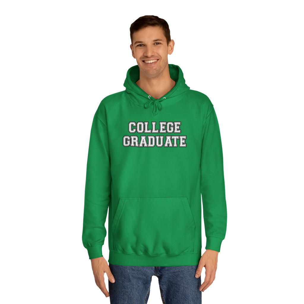 College Graduate Hoodie, Unisex Graduation Sweatshirt, Gift for Graduates, College Apparel, Casual Wear, College Memories