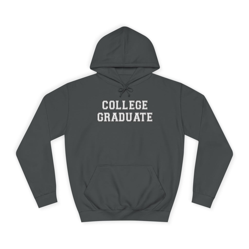 College Graduate Hoodie, Unisex Graduation Sweatshirt, Gift for Graduates, College Apparel, Casual Wear, College Memories