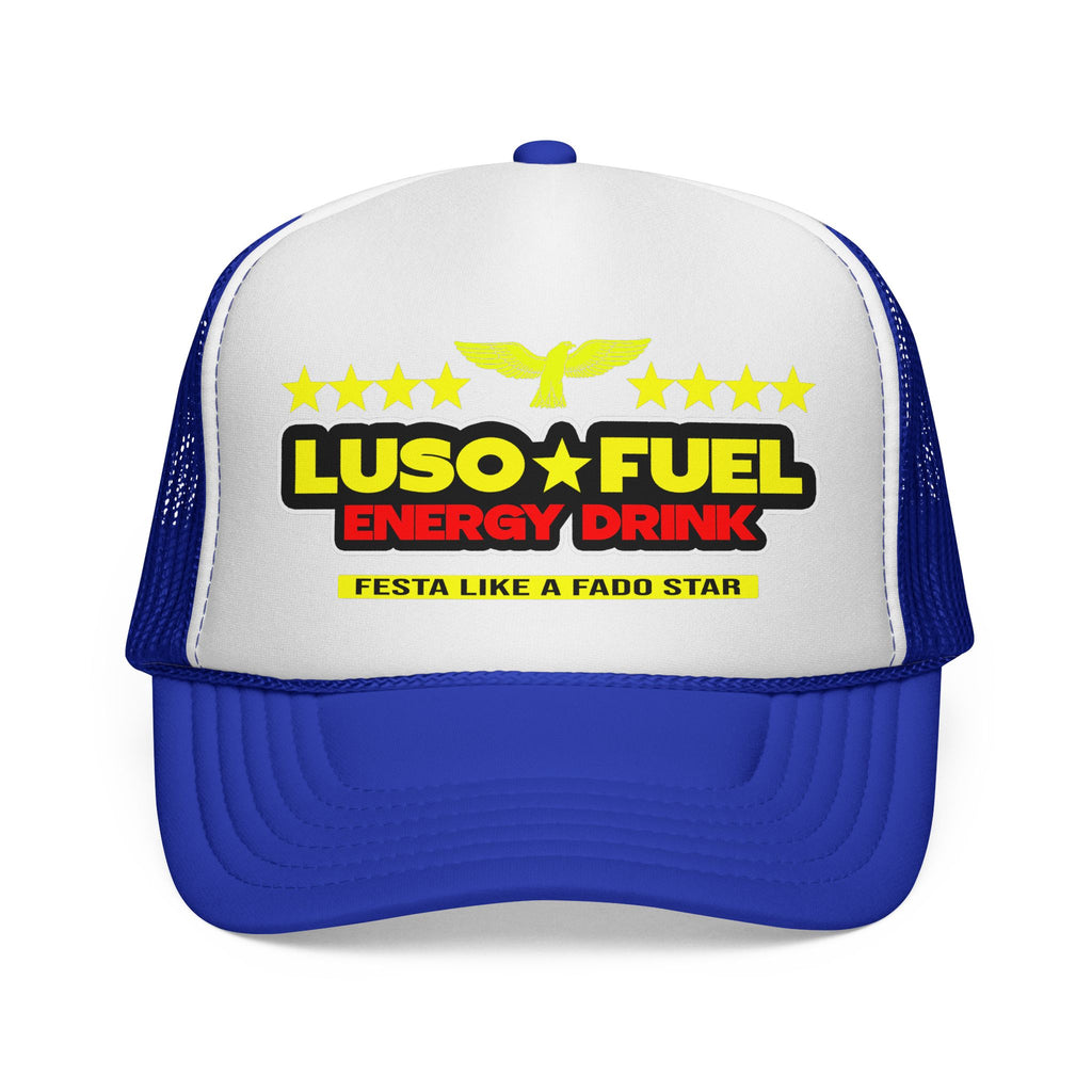 Luso Fuel Energy Party Trucker Cap, Unisex Hat, Festival Headwear, Outdoor Gear, Sports Accessories, Gift for Party Lovers
