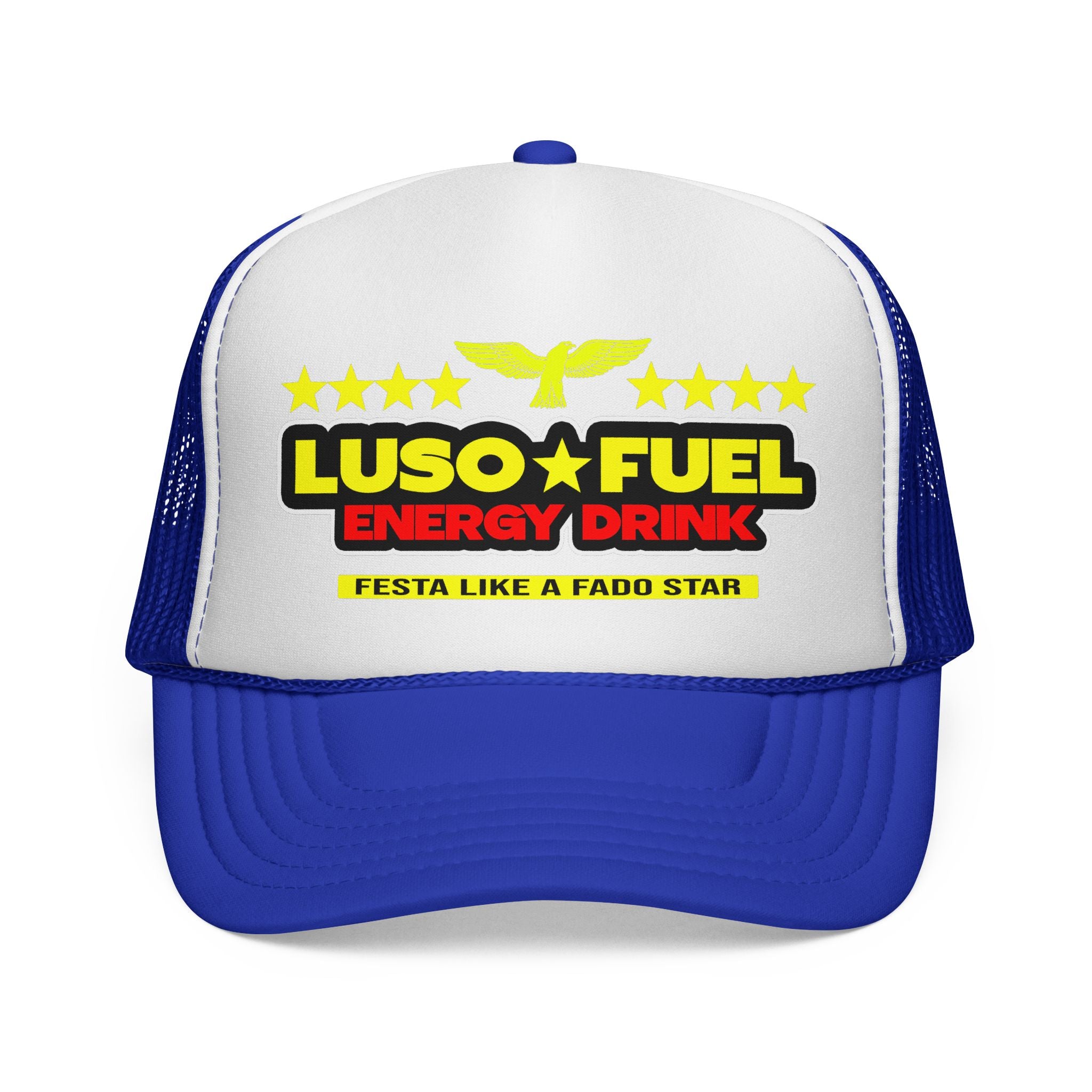 Luso Fuel Energy Party Trucker Cap, Unisex Hat, Festival Headwear, Outdoor Gear, Sports Accessories, Gift for Party Lovers
