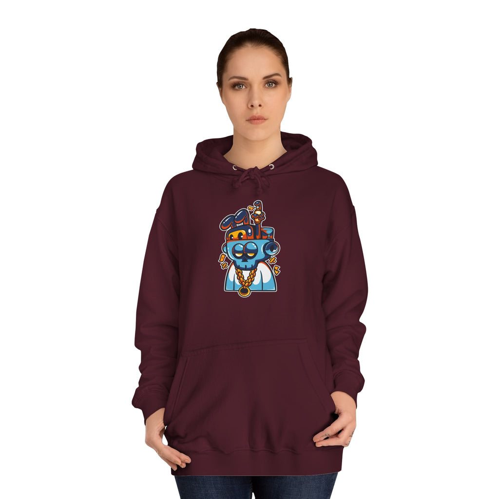 Playful Unisex College Hoodie, Fun Animal Design, Perfect for Students, Gift for New Grads, Cozy Casual Wear, College Spirit