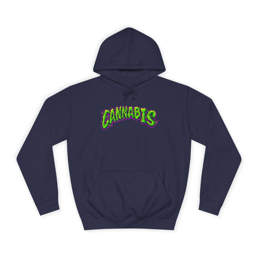 Cannabis College Hoodie, Unisex Hoodie for Students, Herbal Vibe Pullover, Perfect for 420 Celebration, Gift for Cannabis Lovers