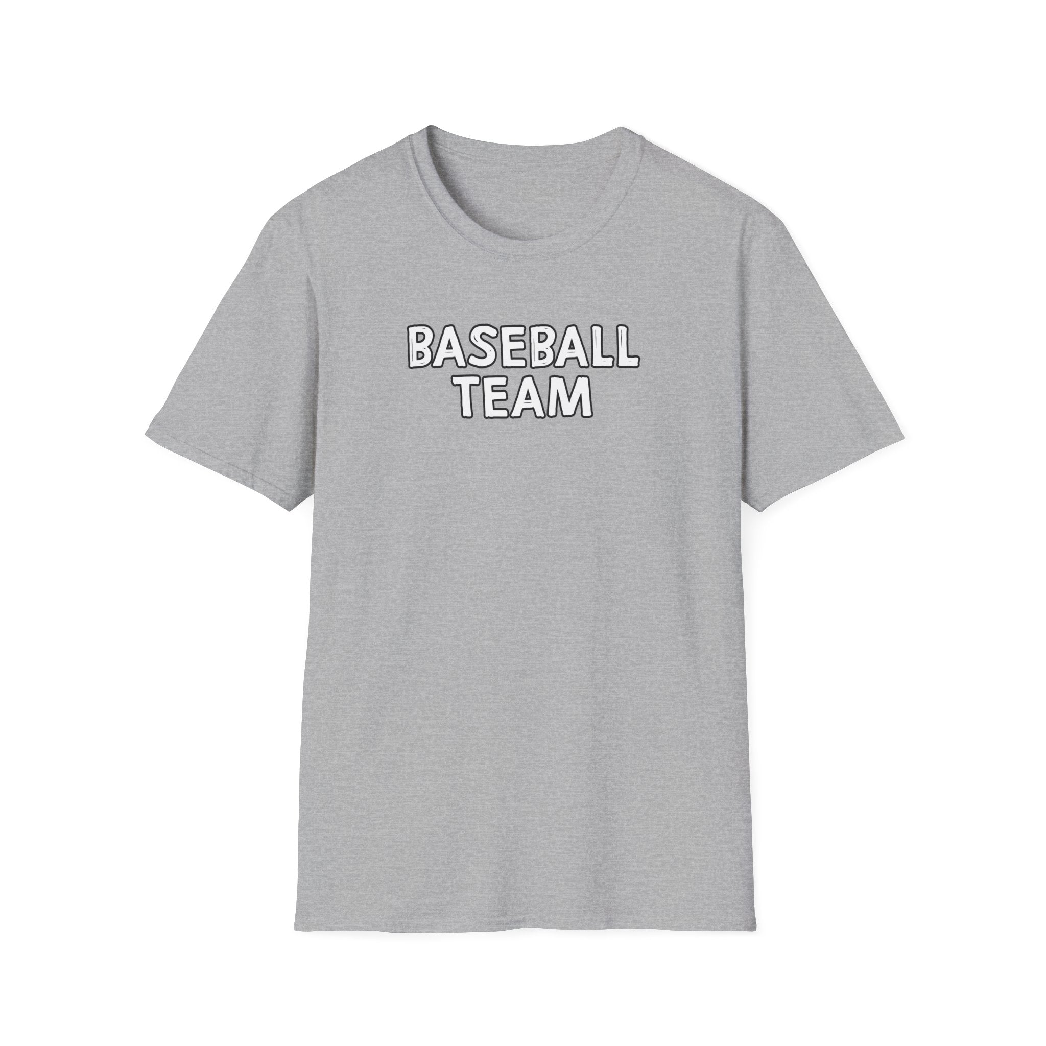 Baseball Team Unisex T-Shirt - Sporty, Casual Wear, Perfect for Team Spirit, Game Days, and Gifts, Summer Fun