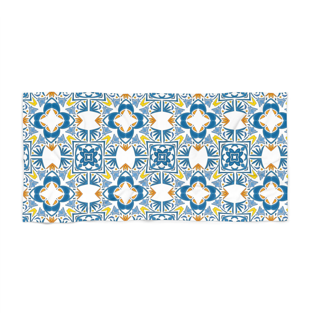 Azulejos Beach Towel