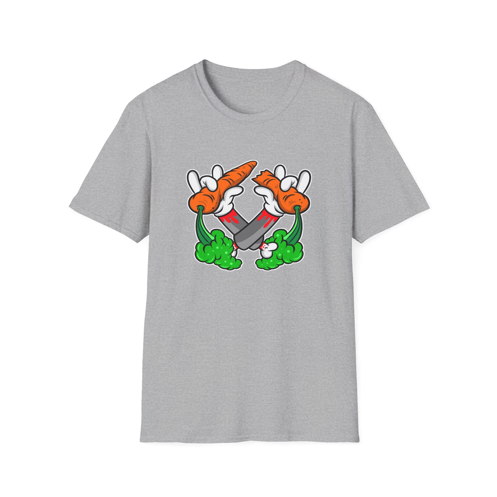 Vintage Cartoon Vegetable T-Shirt - Fun Apparel for Foodies, Gift for Chefs, Unisex Casual Style, Garden Lover Shirt, Eco-Friendly Fashion