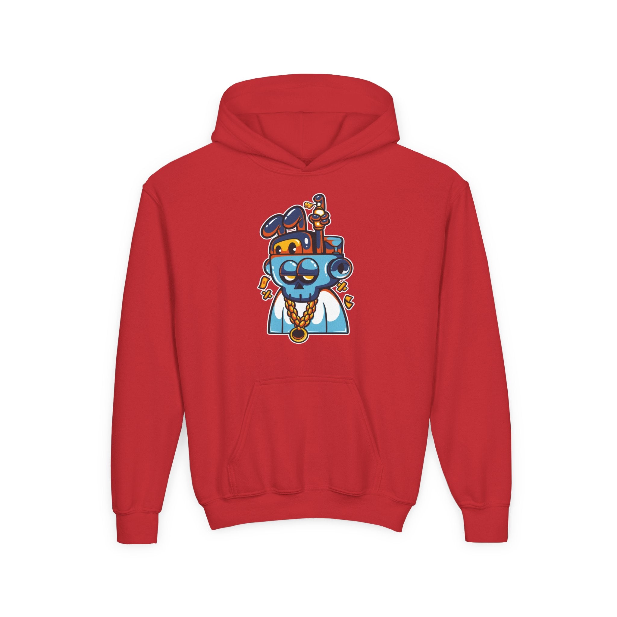 Cool Cartoon Character Hoodie, Youth Sweatshirt, Fun Gift for Kids, Graphic Hoodie for Teens, Casual Wear for Youngsters