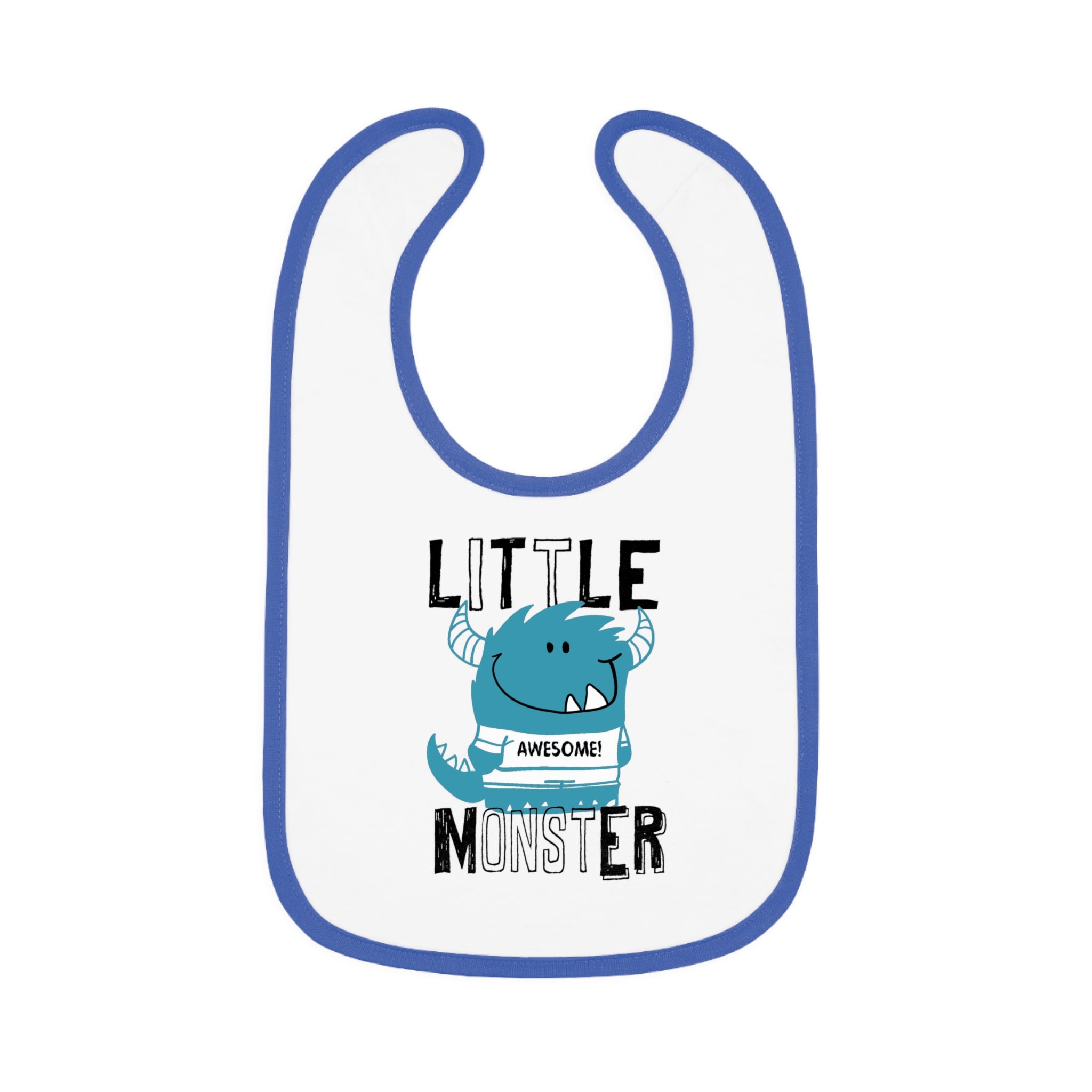 Cute "Little Monster" Baby Bib | Funny Baby Gift, Mealtime Must-Have, New Parent Essential, Baby Shower Present, Fun Kids Apparel