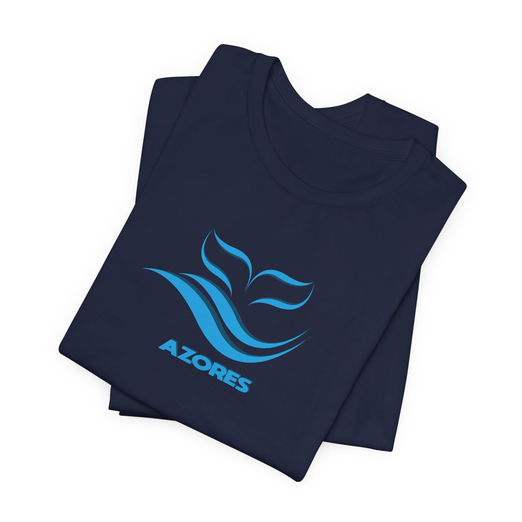 Azores Wave Logo T‑Shirt — Coastal Travel Tee