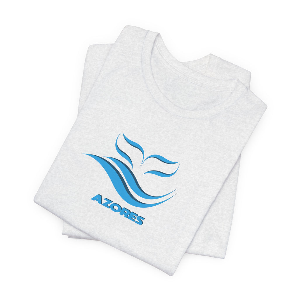 Azores Wave Logo T‑Shirt — Coastal Travel Tee