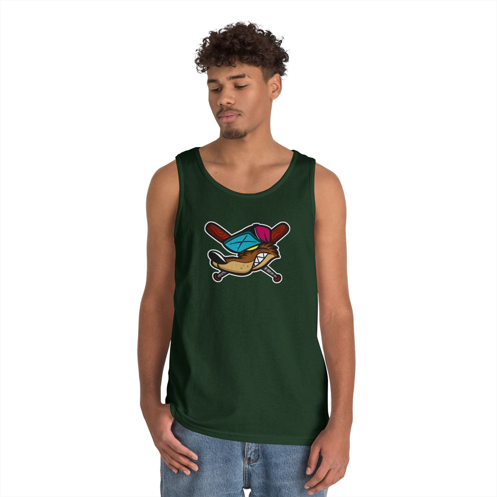 Playful Cartoon Graphic Tank Top, Fun Summer Apparel for Sport Lovers, Gift for Gamers, Casual Wear, Ideal for Birthdays, Beach Days