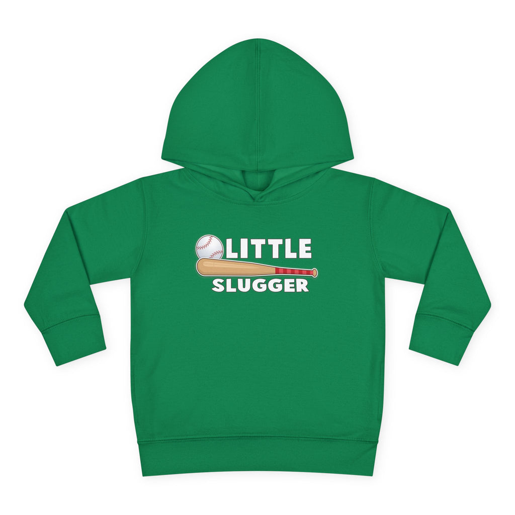 Little Slugger Toddler Fleece Hoodie - Perfect for Gift Giving, Birthdays, Baseball Season, Cozy Comfort, Toddler Apparel
