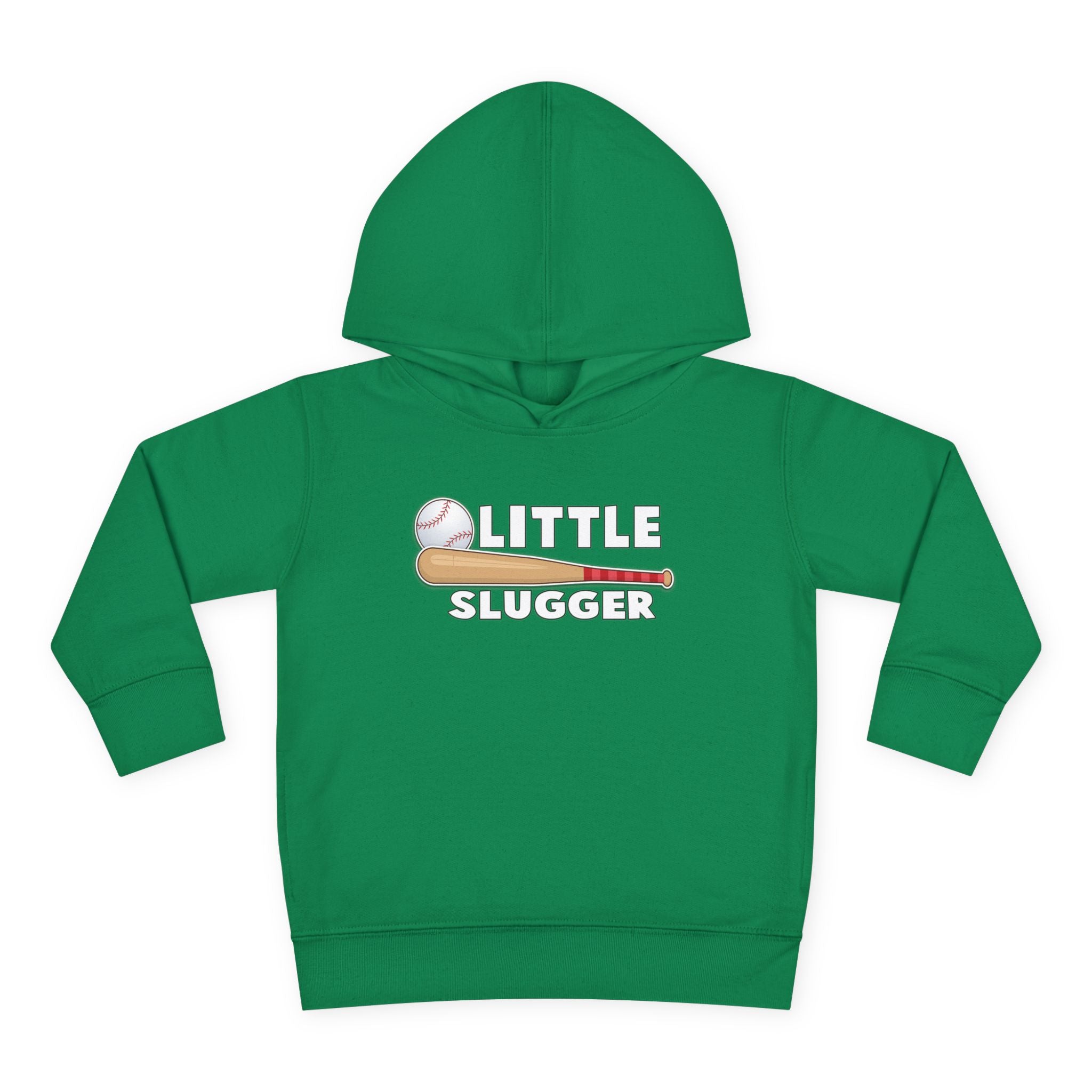 Little Slugger Toddler Fleece Hoodie - Perfect for Gift Giving, Birthdays, Baseball Season, Cozy Comfort, Toddler Apparel