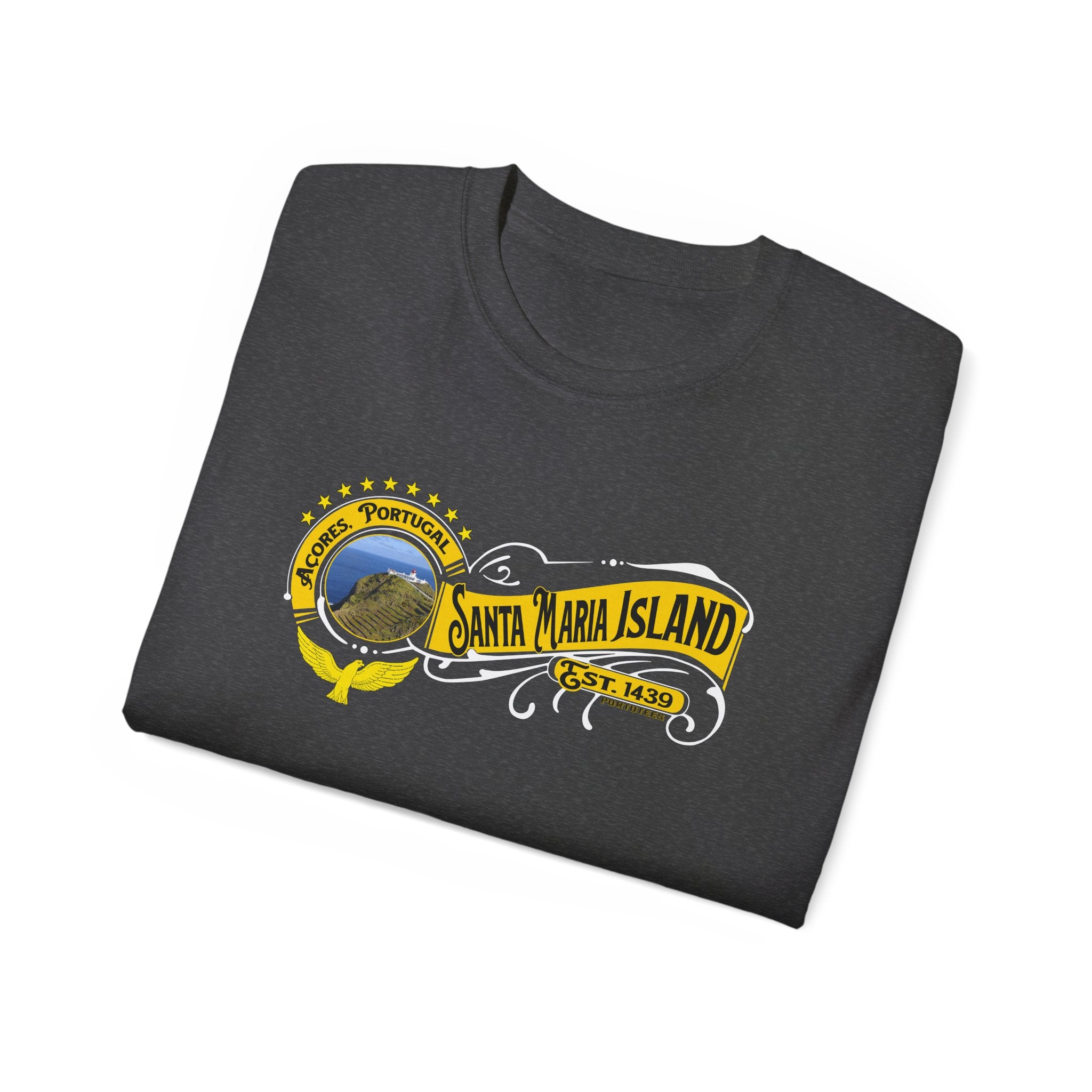 Santa Maria Azores Island T-Shirt, Portugal Tee, Azores Travel Shirt, Unisex Cotton Tee, Vacation Souvenir Gift