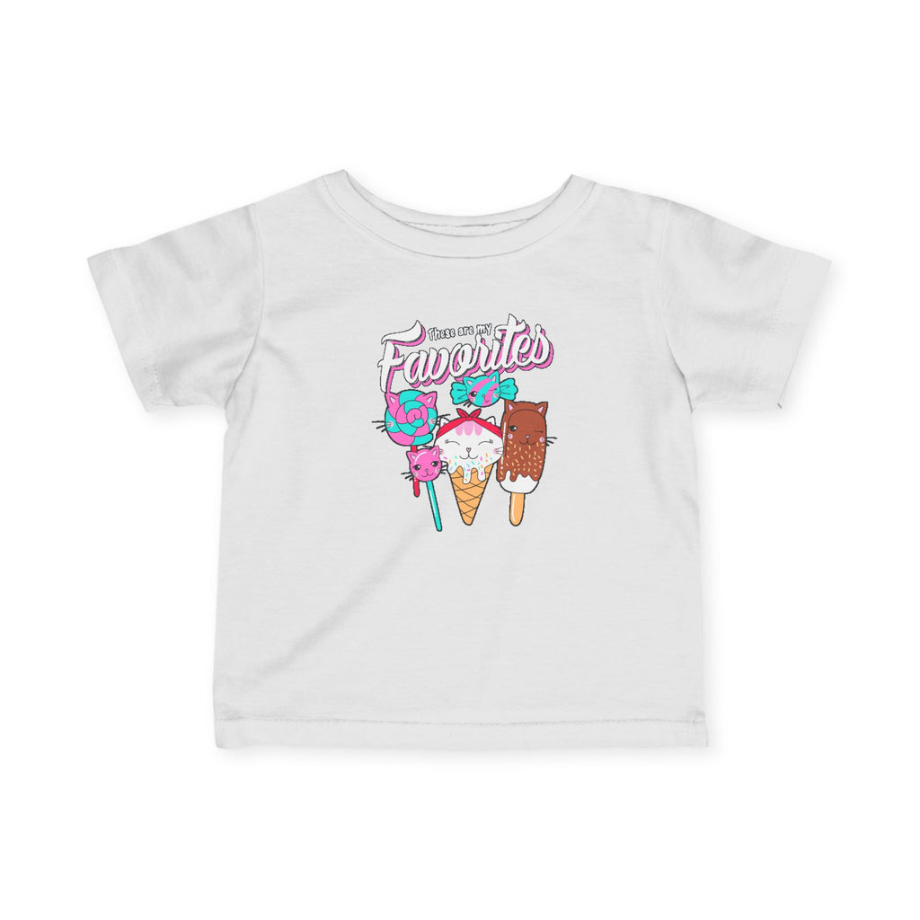 Cute Infant Tee Shirt, Ice Cream Favorites, Baby Summer Apparel, Toddler Gift, Cute Baby Clothing