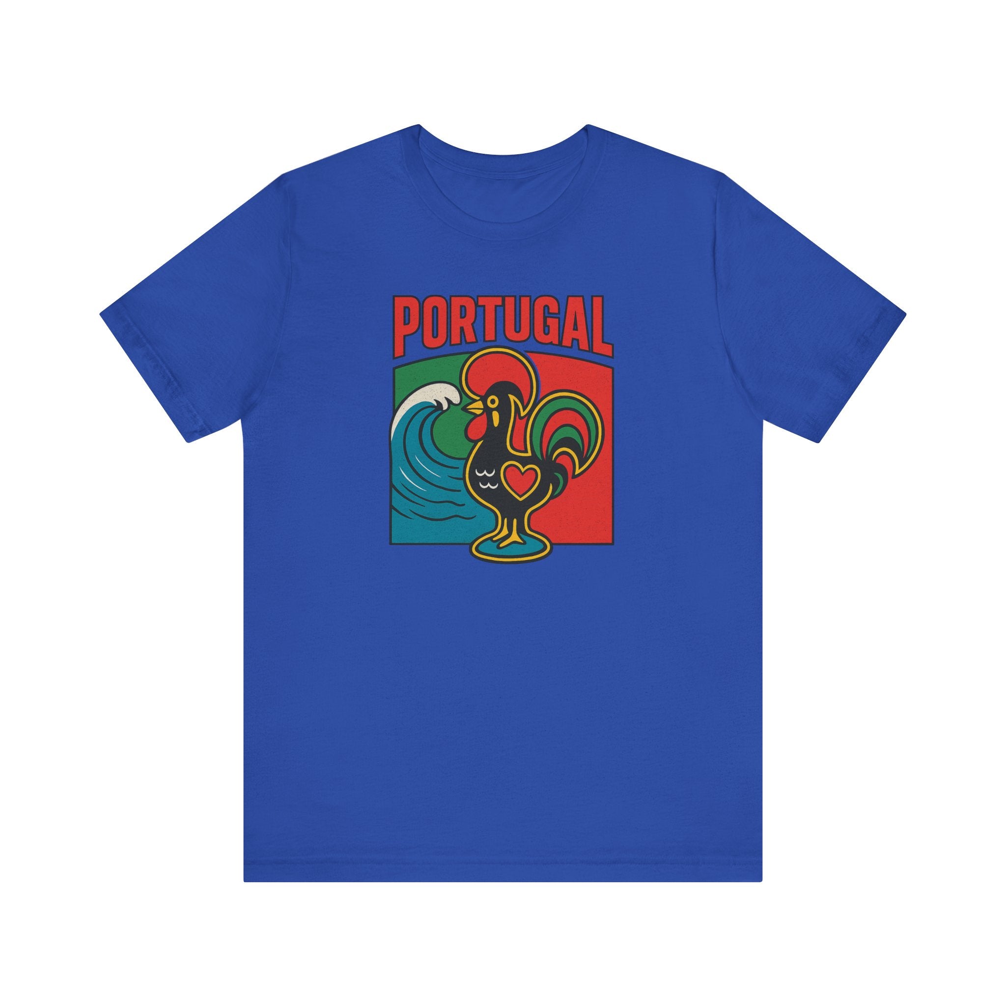 Portugal Rooster Graphic Tee — Vintage Galo de Barcelos Portugal T-Shirt