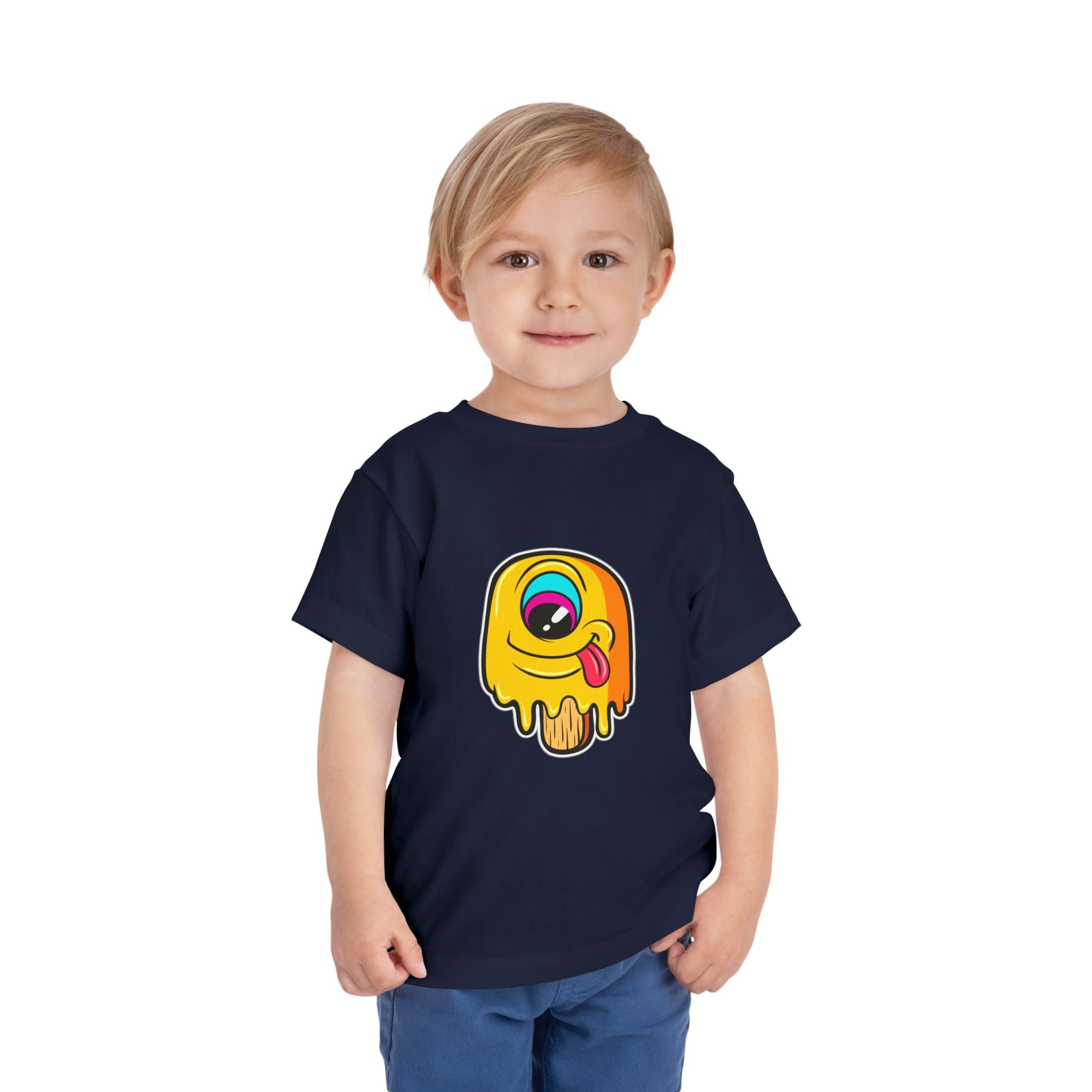 Colorful Monster Toddler Tee, Cute Kids Shirt, Birthday Gift for Boys and Girls, Fun Playtime Outfit, Summer Apparel