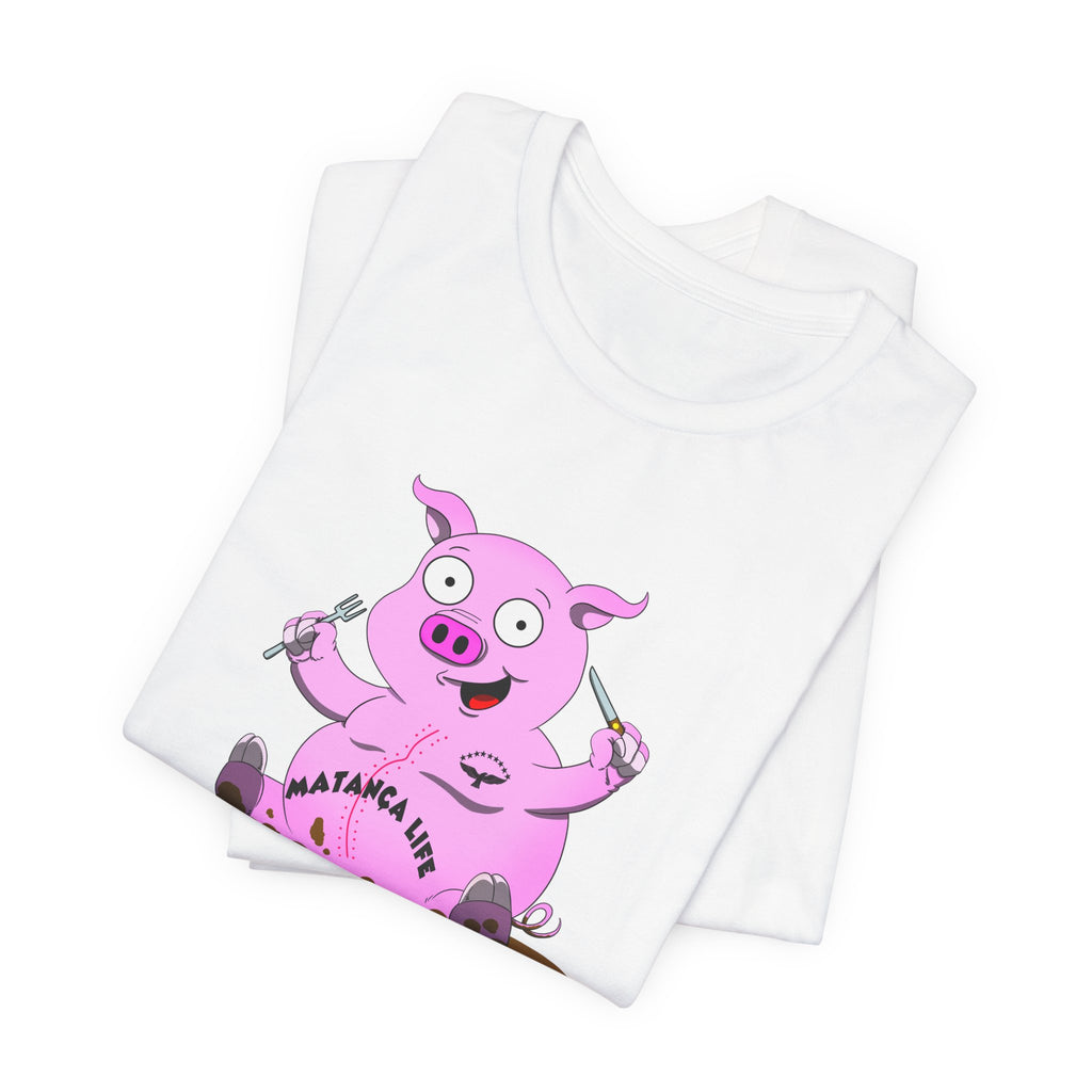 Matazana Life Cute Cartoon Pig T-Shirt