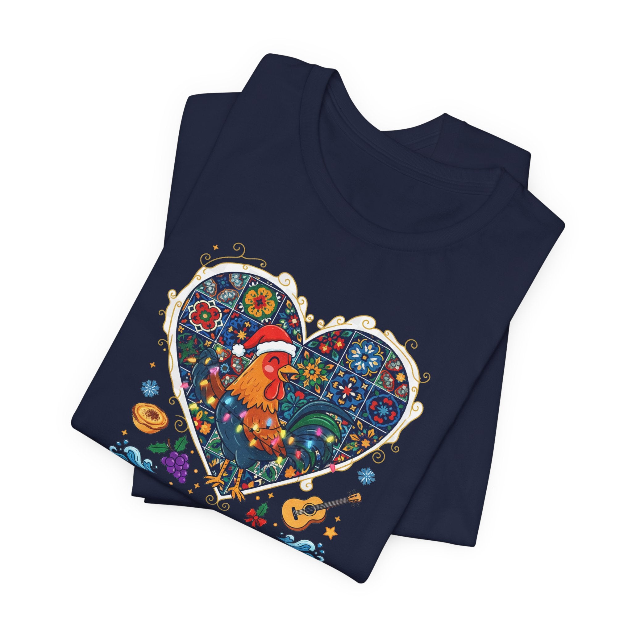 Feliz Natal Portugal Heart Graphic Tee