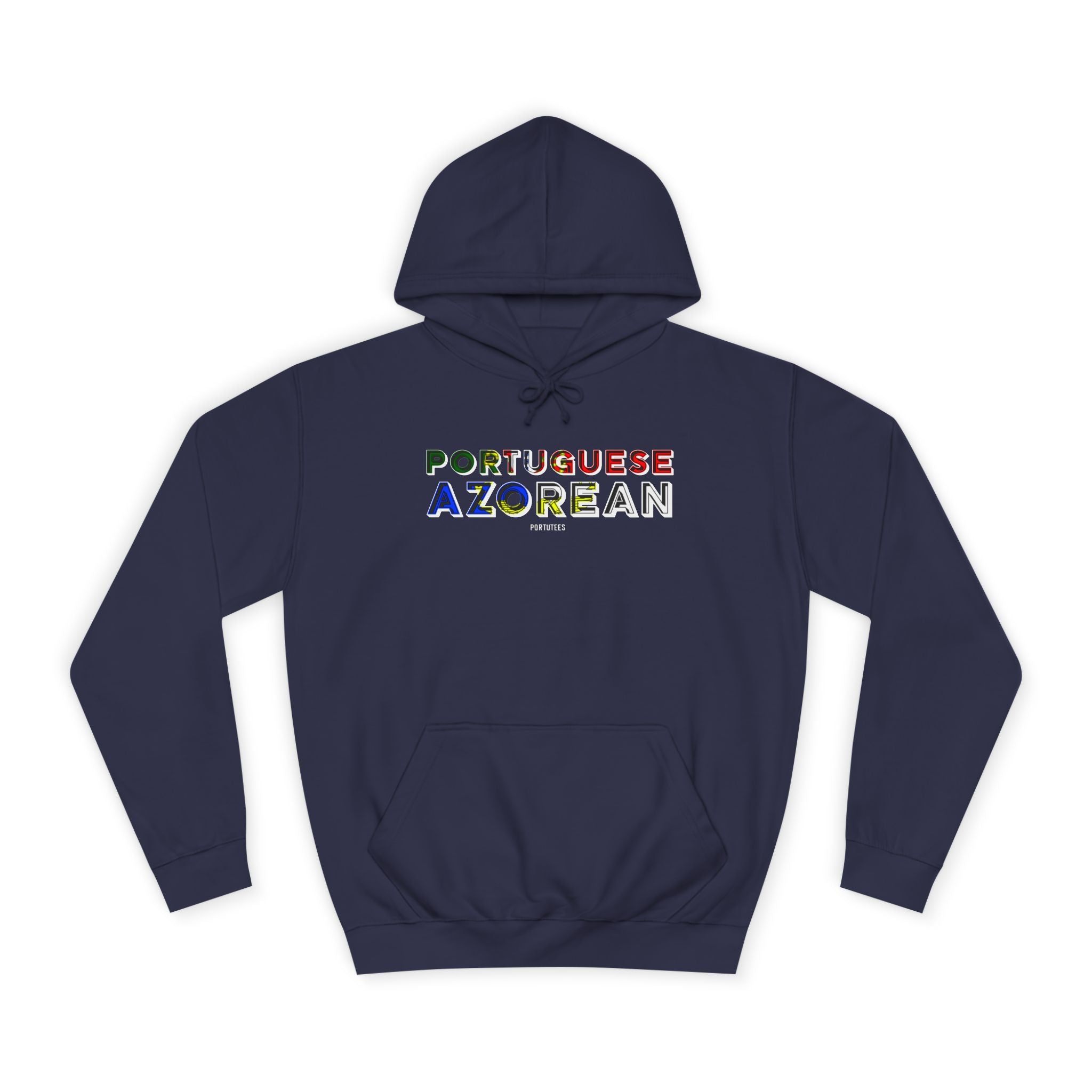 Azorean Portuguese Hoodie — Colorful Island Pride Pullover