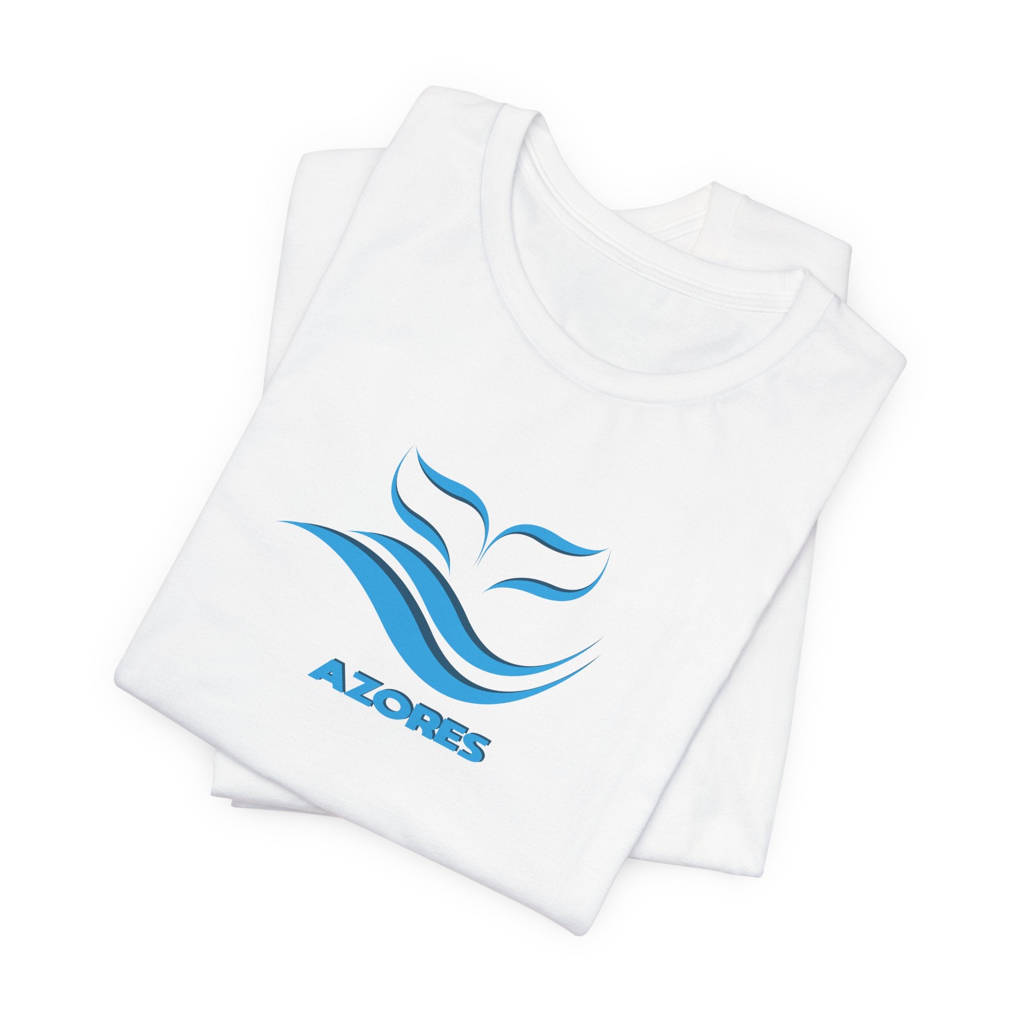 Azores Wave Logo T‑Shirt — Coastal Travel Tee
