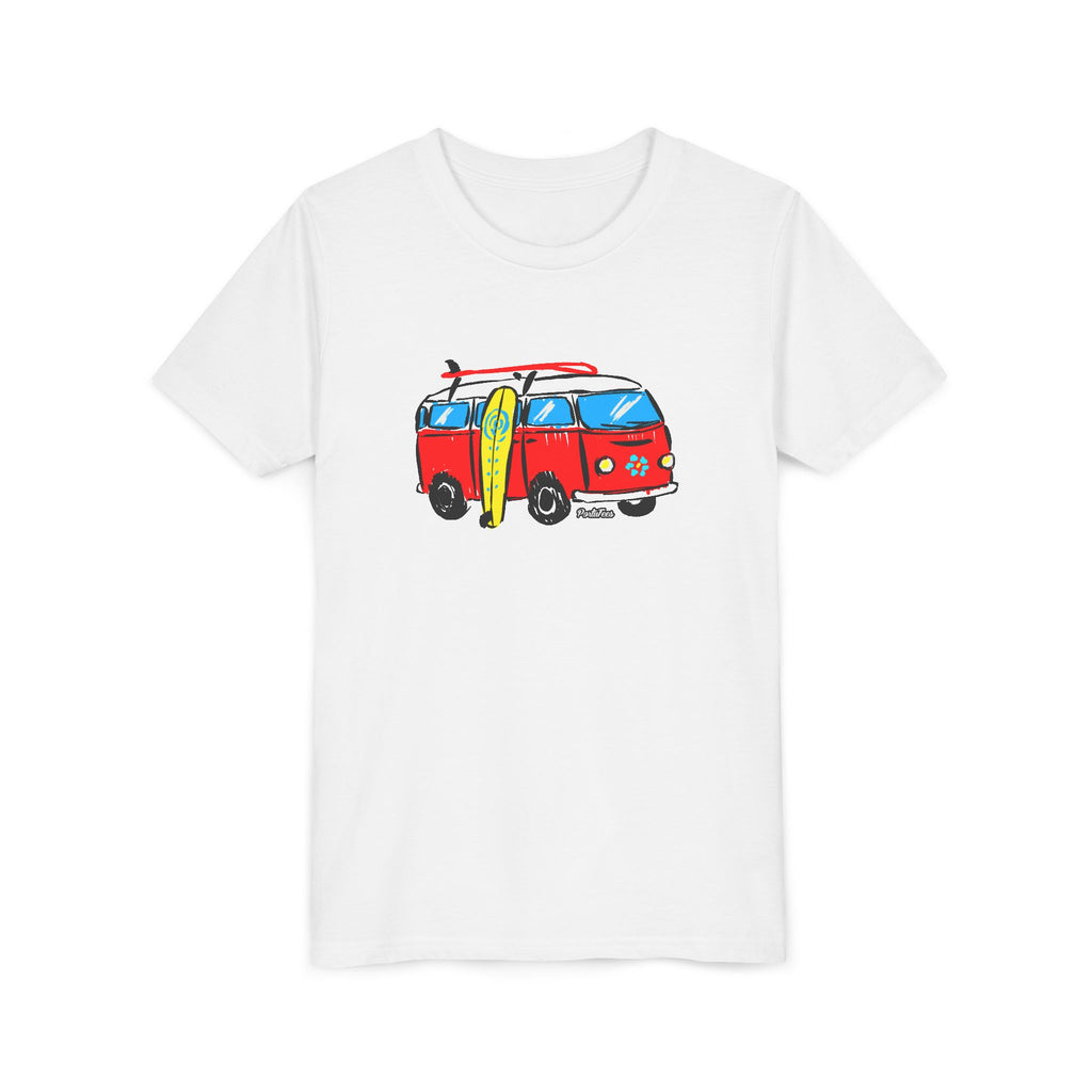 Retro Surf Van Youth Tee - Fun Summer Vibe for Kids