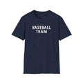 Baseball Team Unisex T-Shirt - Sporty, Casual Wear, Perfect for Team Spirit, Game Days, and Gifts, Summer Fun