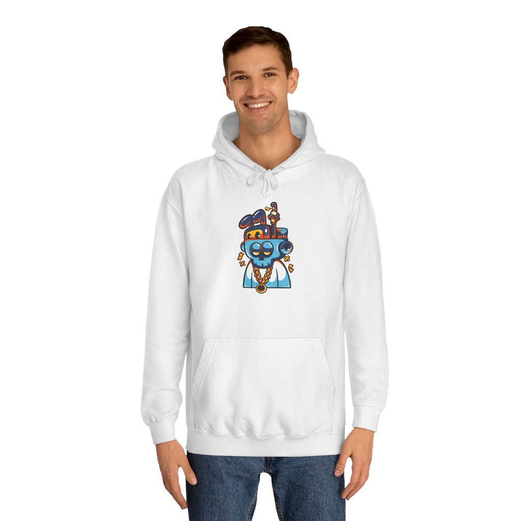 Playful Unisex College Hoodie, Fun Animal Design, Perfect for Students, Gift for New Grads, Cozy Casual Wear, College Spirit