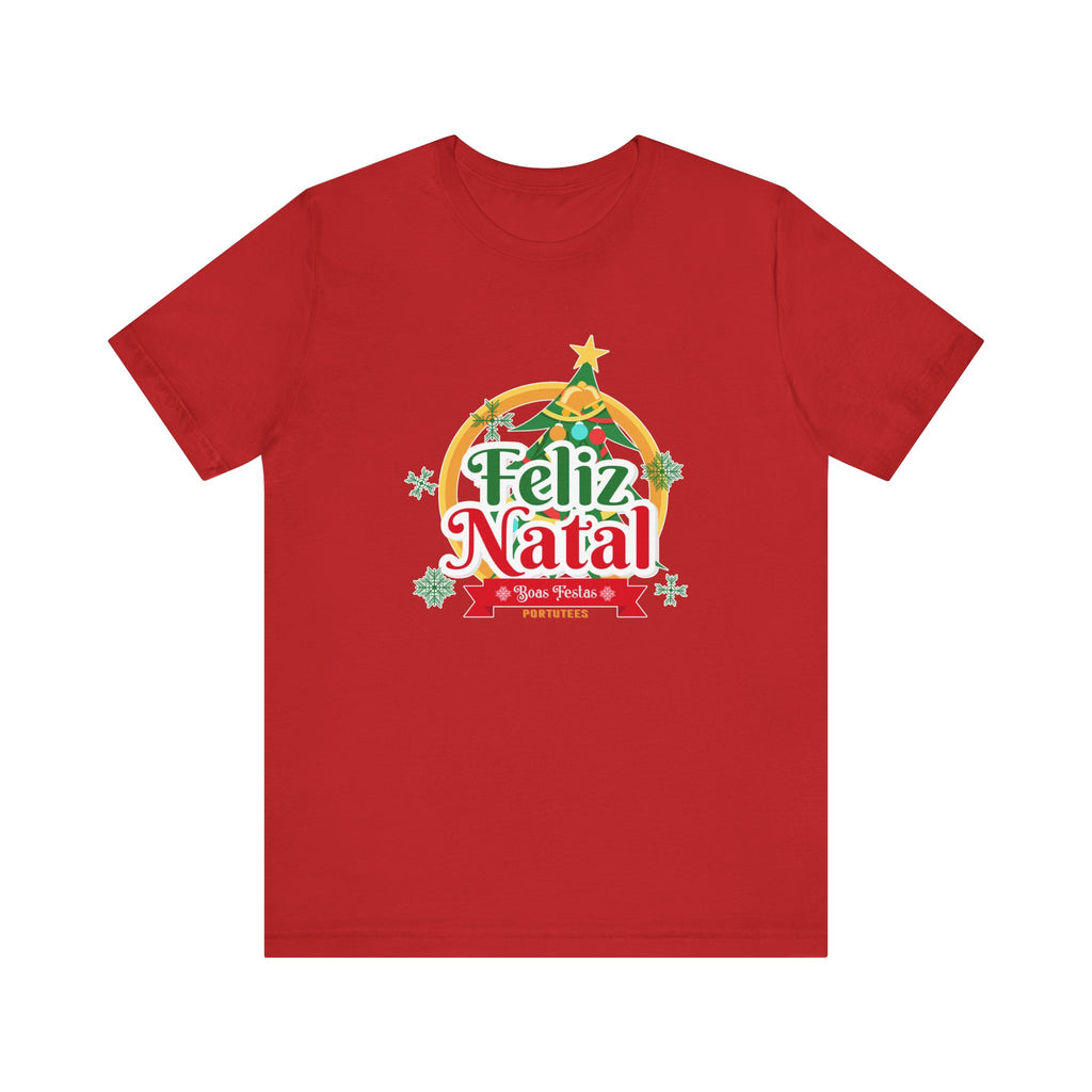 Feliz Natal Christmas Tee – Festive Portuguese Holiday T‑Shirt