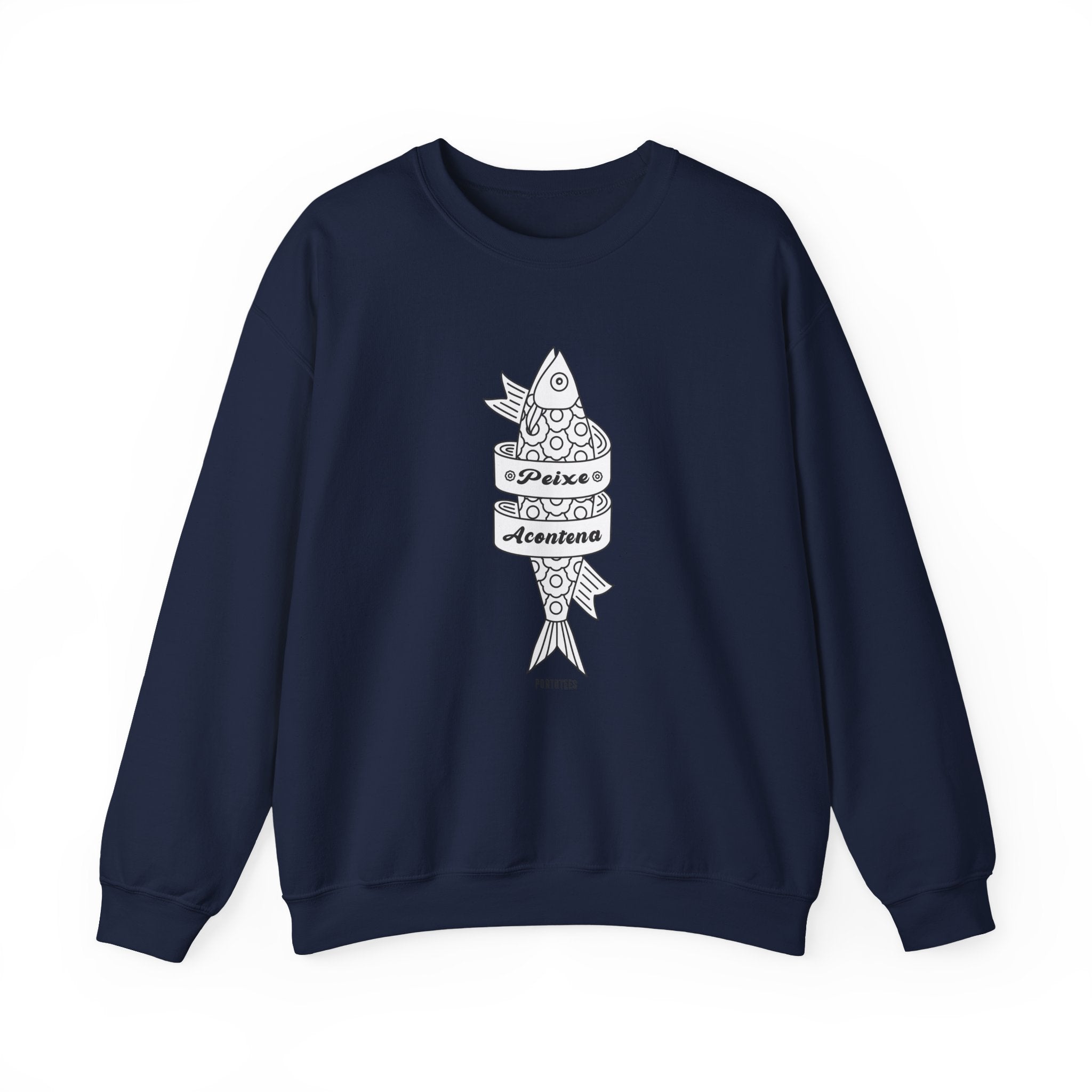 Portuguese Fish Happens Crewneck Sweatshirt