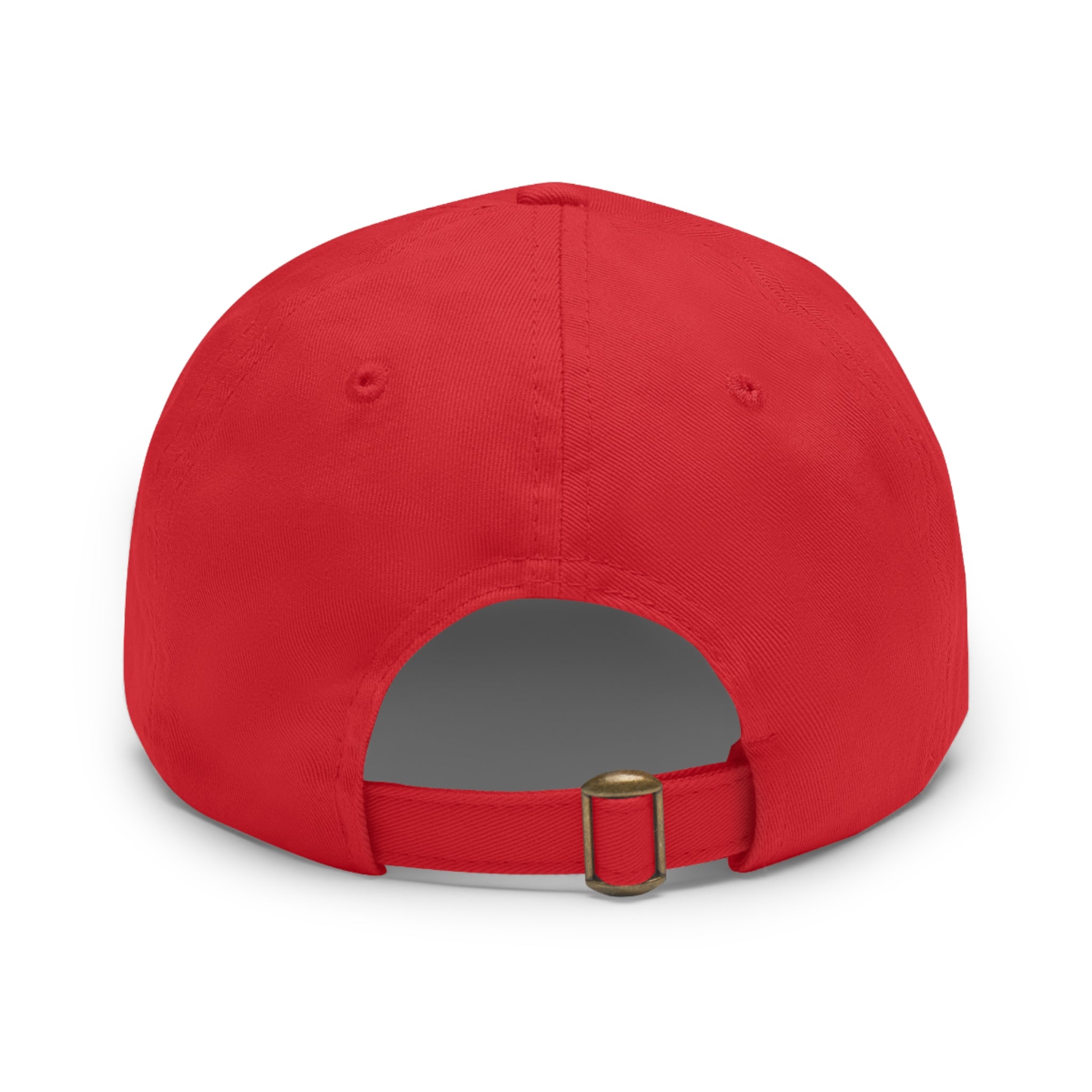 Portugal Flag Leather Patch Dad Hat — Embroidered Round Crest Baseball Cap