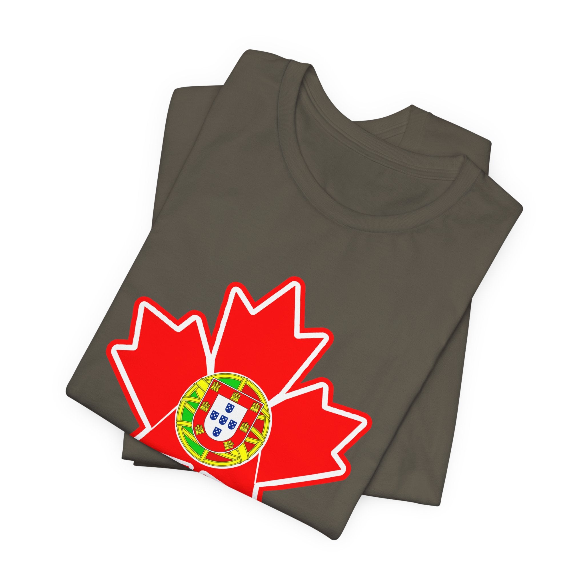 Portuguese Canadian Maple Leaf T-Shirt — Portuguese Canada Pride Tee