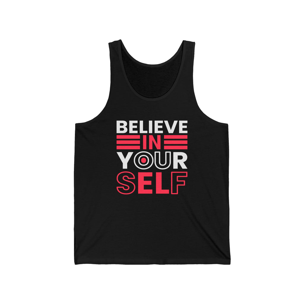 Inspirational Unisex Jersey Tank Top - Motivational Apparel, Workout Shirt, Gym Tank, Self-Love Gift, Fitness Clothing