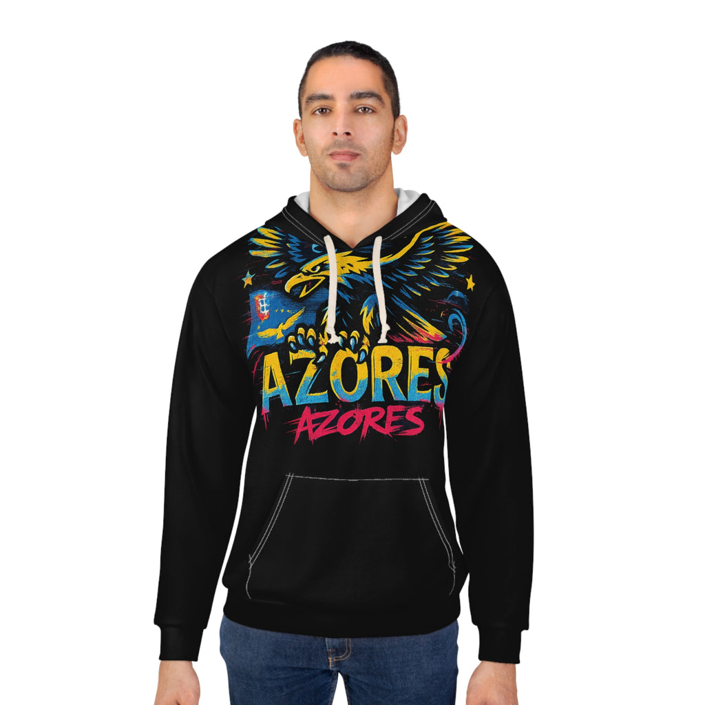 Azores Eagle Hoodie — Vibrant Island Pride Pullover