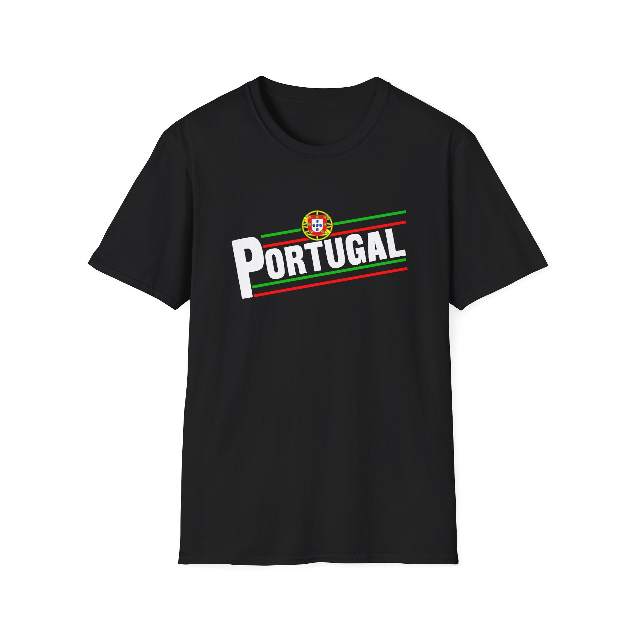Portugal Graphic T-Shirt — Retro Flag Crest Tee