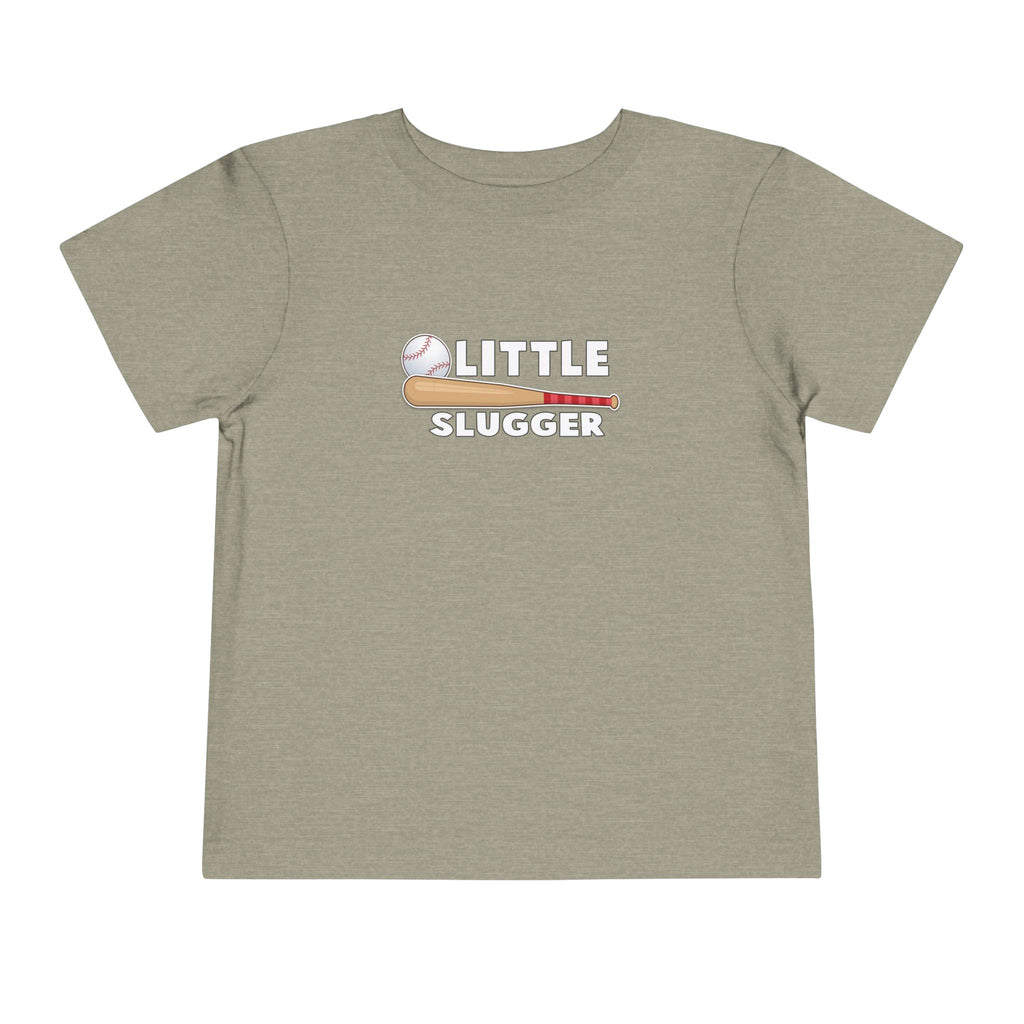 Little Slugger Toddler Tee, Cute Kids Baseball Shirt, Gifts for Sports Lovers, Toddler Playdate Outfit, Birthday Gift