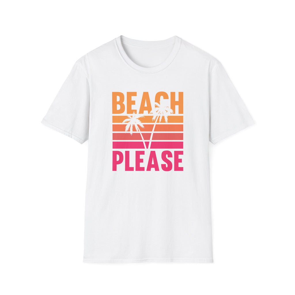 Beach Please Unisex T-Shirt, Summer Vibe Tee, Vacation Shirt, Beachwear, Gift for Travelers