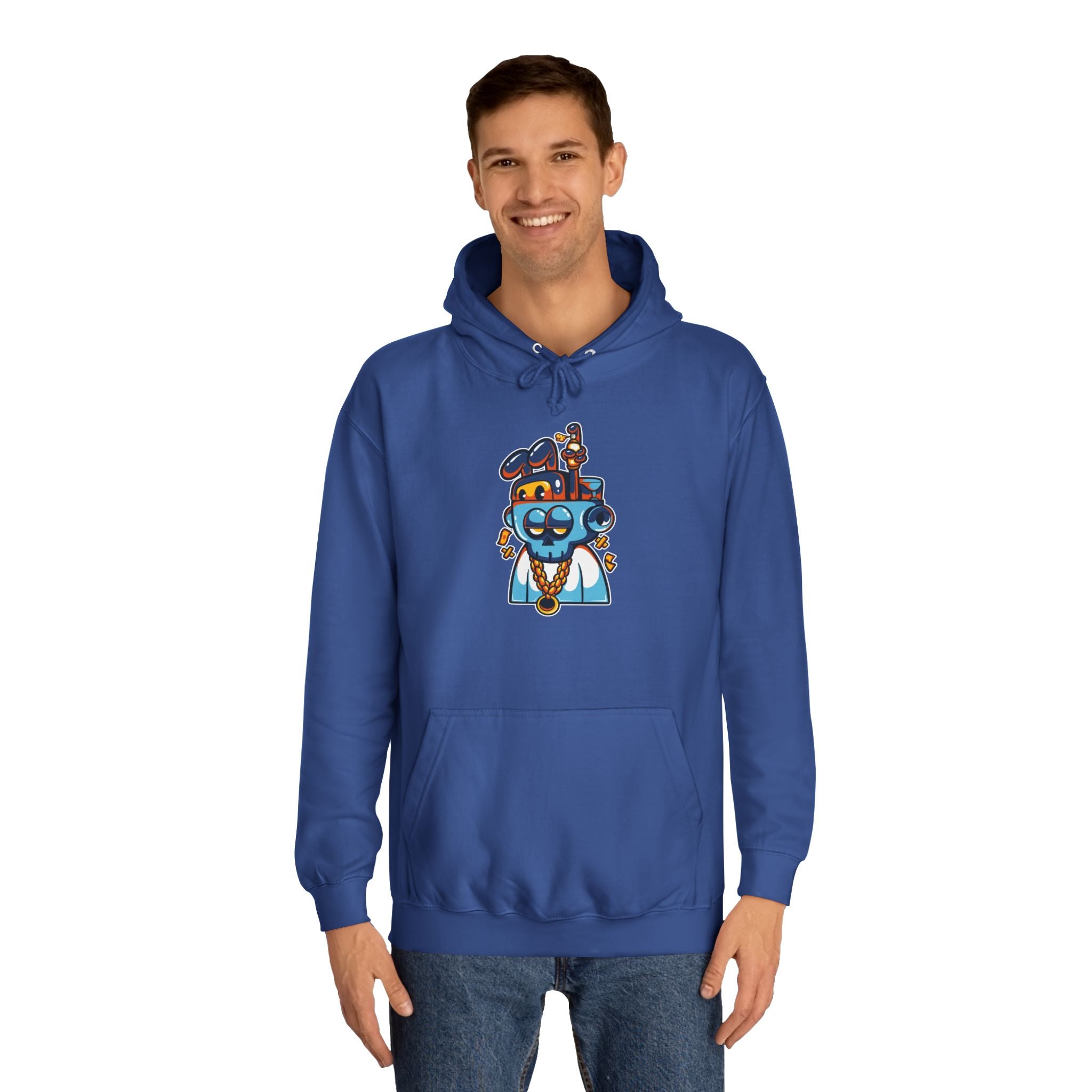 Playful Unisex College Hoodie, Fun Animal Design, Perfect for Students, Gift for New Grads, Cozy Casual Wear, College Spirit