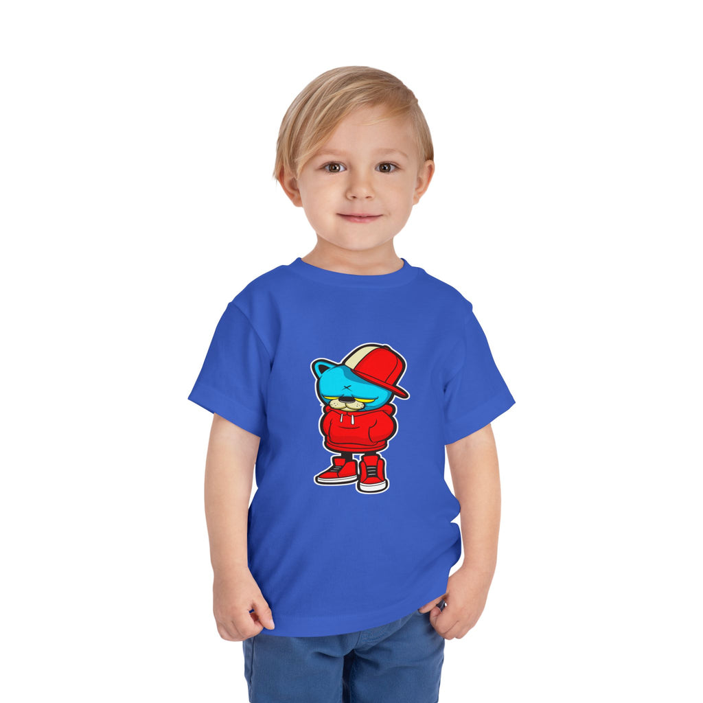 Cool Bear Toddler Tee: Trendy Kids Shirt, Fun Gift for Birthdays, Hipster Style, Everyday Wear, Cute Graphic Tee