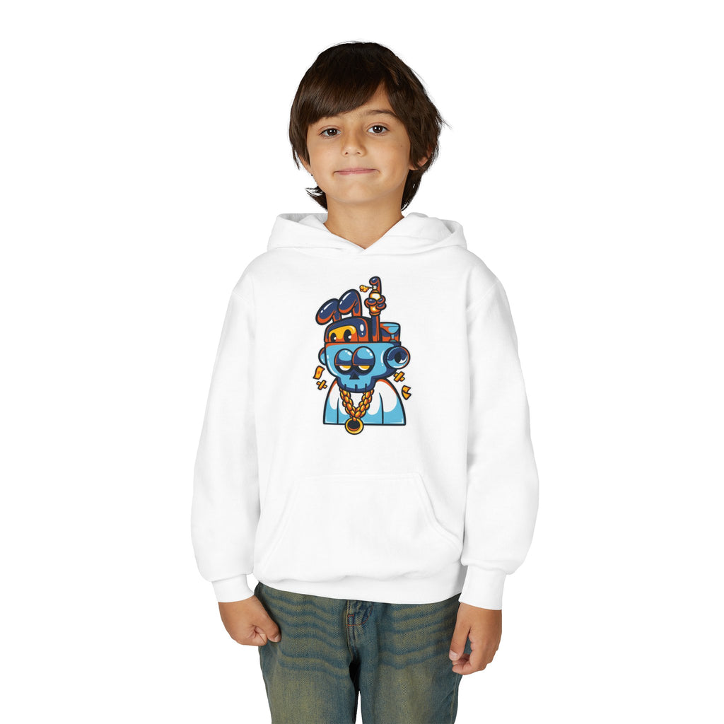 Cool Cartoon Character Hoodie, Youth Sweatshirt, Fun Gift for Kids, Graphic Hoodie for Teens, Casual Wear for Youngsters