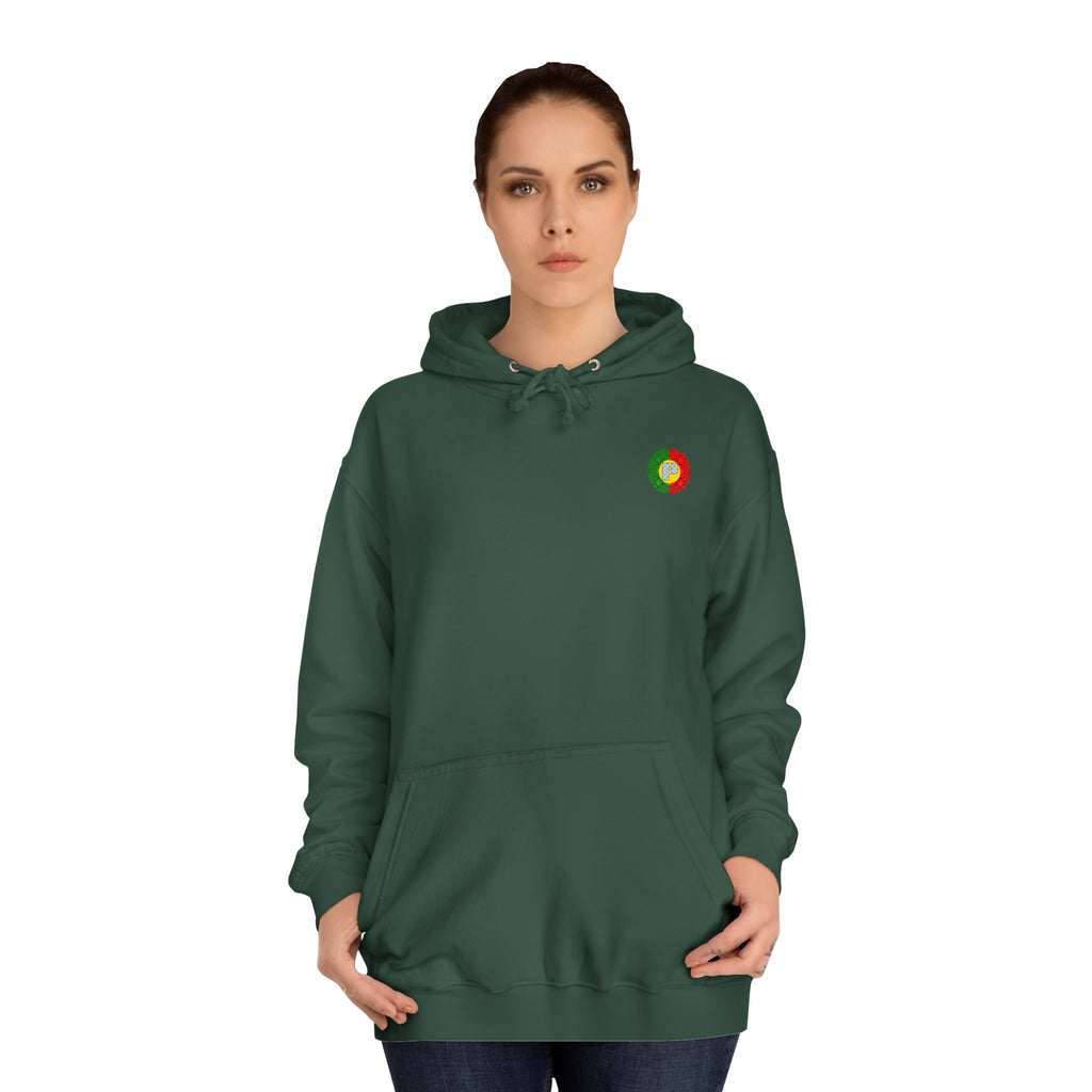 Hip-Hop Portuguese Rooster Hoodie - Urban Style Sweatshirt, Trendy College Apparel, Unisex Outerwear, Chicken Lover Gift, Cool Rooster