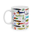 Colorful Sardines Fish Ceramic Mug Collection