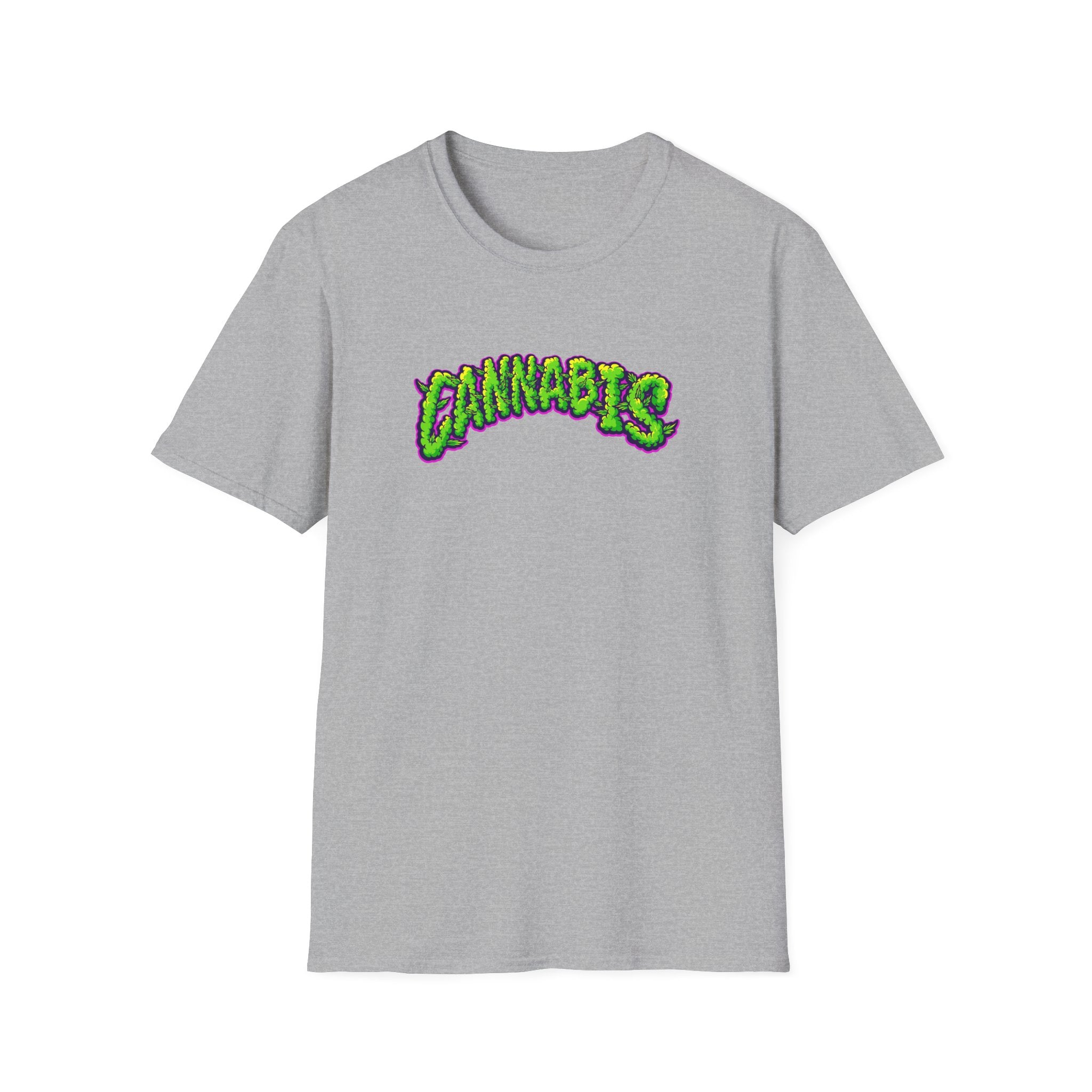 Cannabis Unisex Softstyle T-Shirt - Fun & Relaxed Vibe, Perfect for Casual Wear, Gift for 420 Celebrators, Everyday Comfort