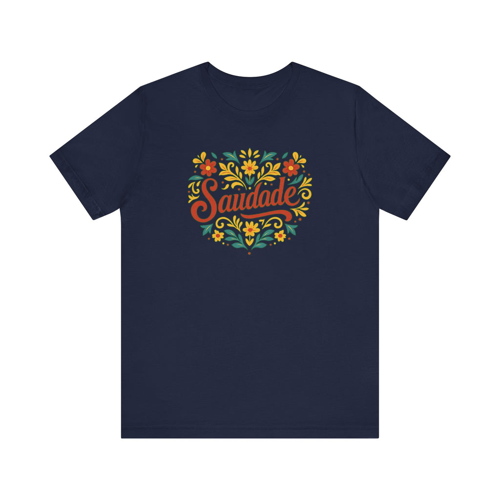 Saudade Floral Tee — Portuguese Nostalgia T-Shirt