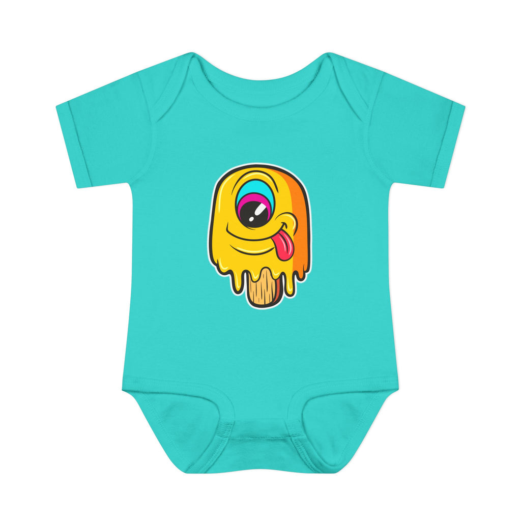 Cute Baby Bodysuit with Colorful Ice Cream Design, Fun Infant Outfit, Newborn Gift, Summer Baby Clothes, Baby Shower Presents, Playful