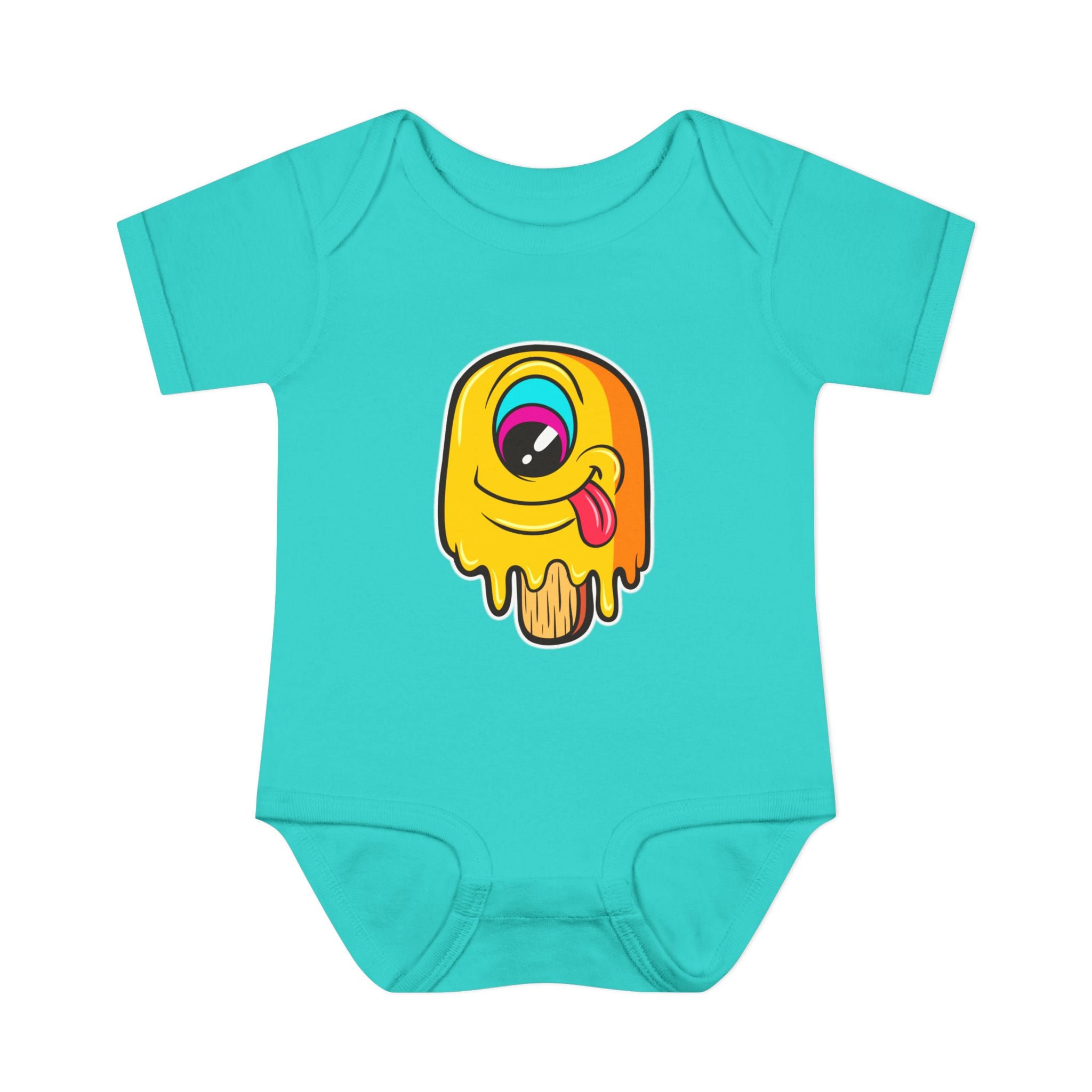 Cute Baby Bodysuit with Colorful Ice Cream Design, Fun Infant Outfit, Newborn Gift, Summer Baby Clothes, Baby Shower Presents, Playful